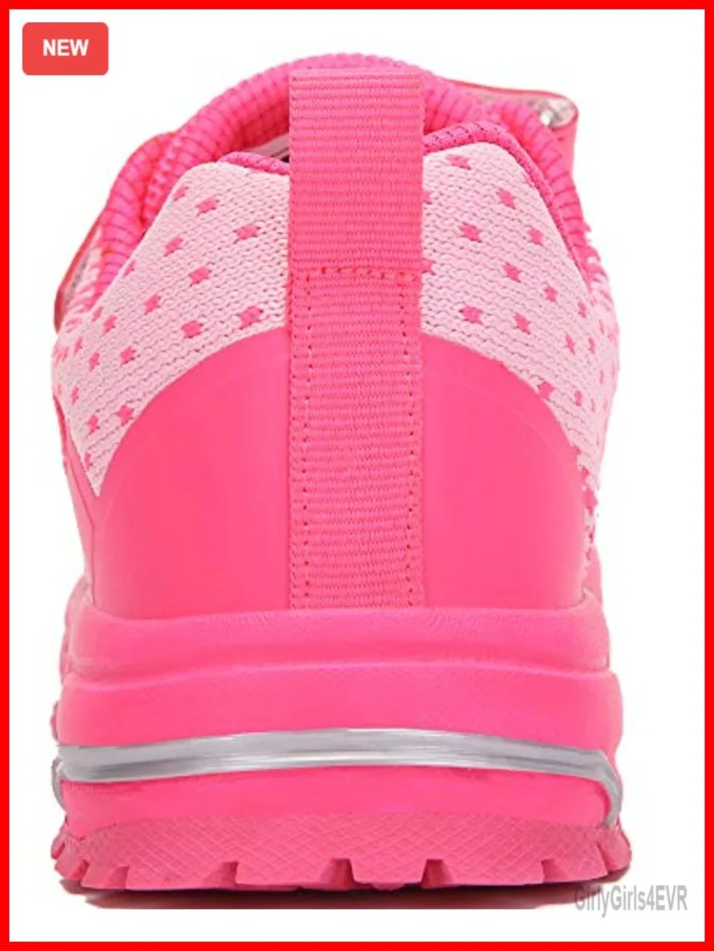 Kids Slip-On Sneakers with Hook-and-Loop Strap Lightweight Running Shoes